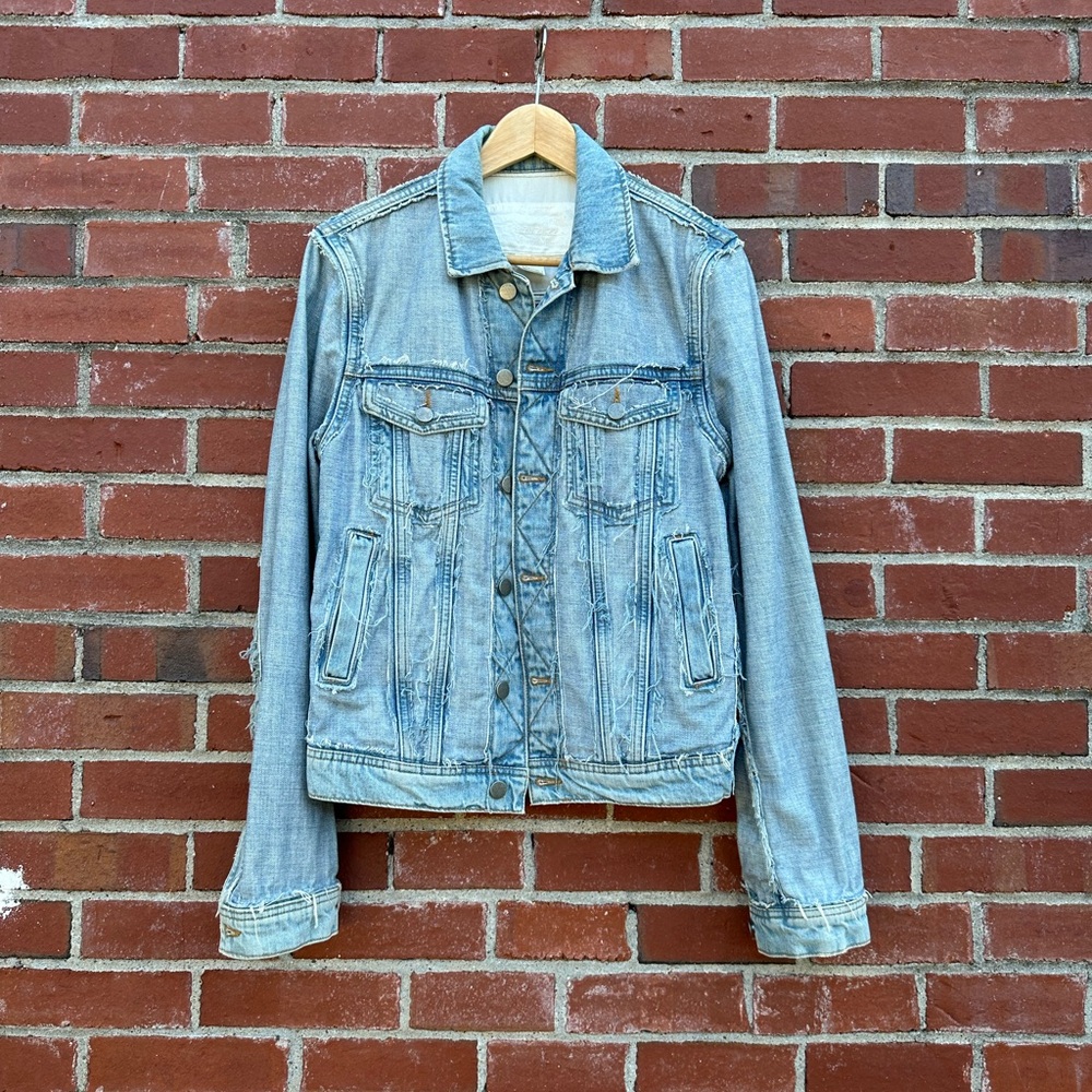 H&M x Maison Margiela Denim Jacket. Light wash blue. Size small.